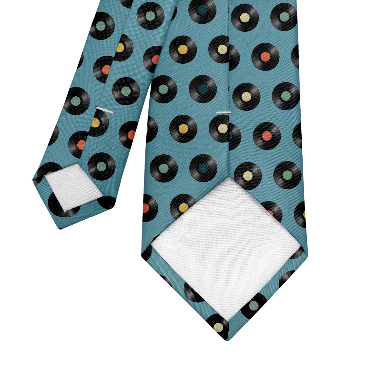 Vinyl Dots Necktie - Tipping - Knotty Tie Co.