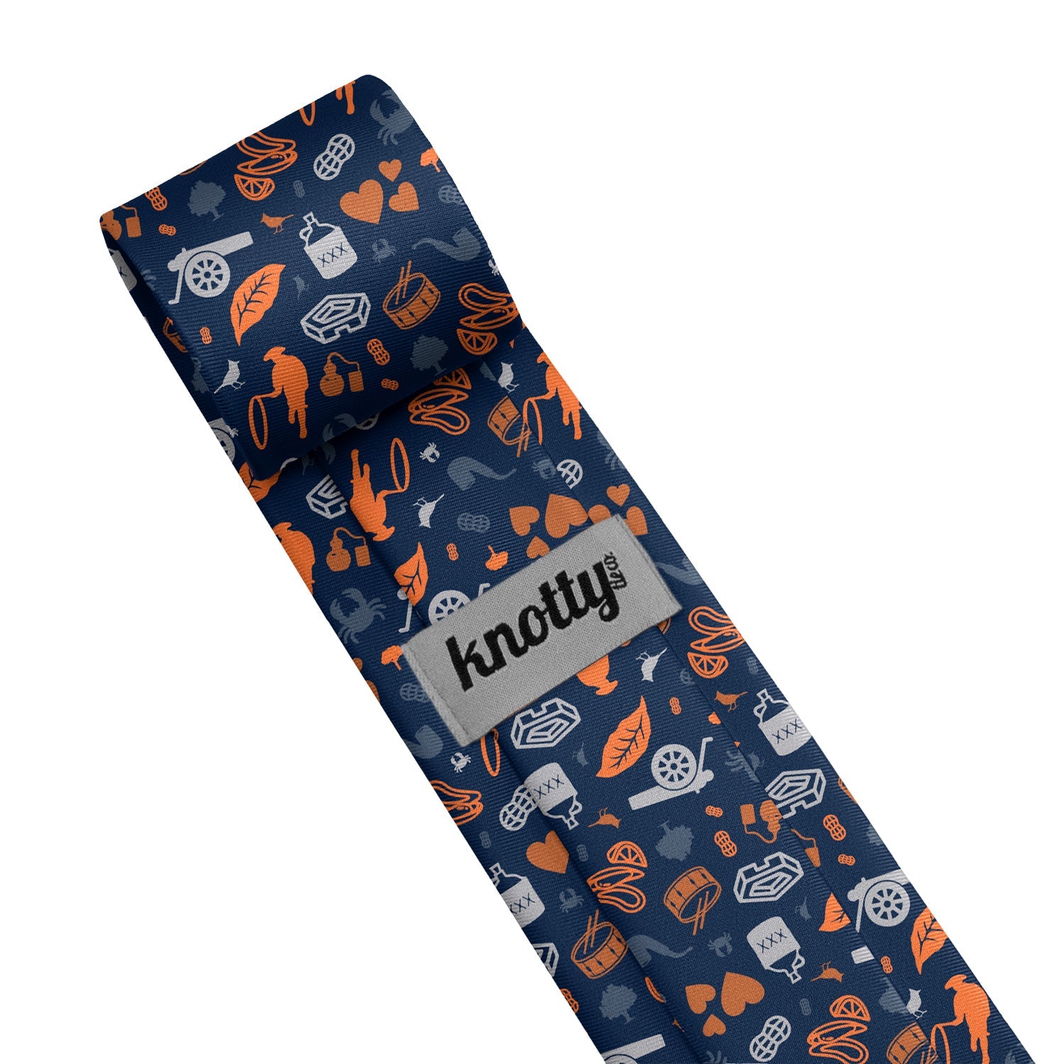 Virginia State Heritage Necktie - Tag - Knotty Tie Co.