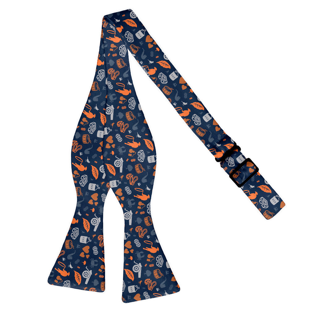 Virginia State Heritage Bow Tie - Self Tie Flat - Knotty Tie Co.