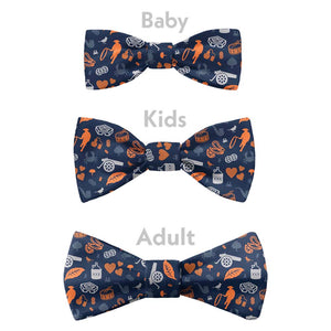 Virginia State Heritage Bow Tie - Bow Sizes - Knotty Tie Co.