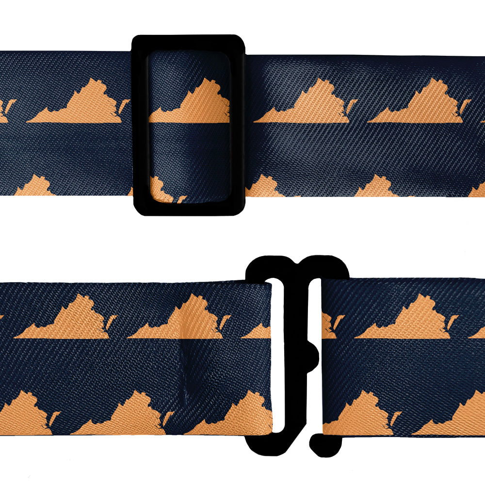 Virginia State Outline Bow Tie - Bow Tie Hardware - Knotty Tie Co.