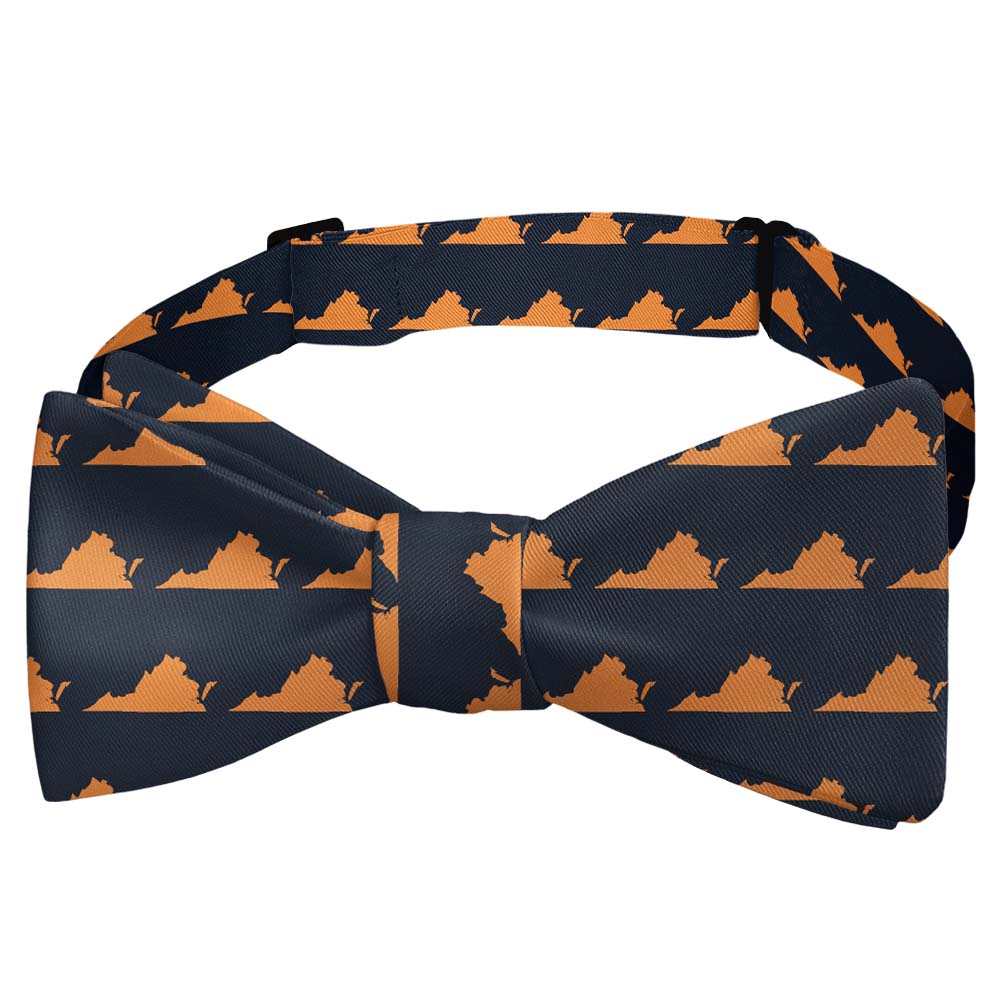 Virginia State Outline Bow Tie - Self Tie Bow Tie - Knotty Tie Co.