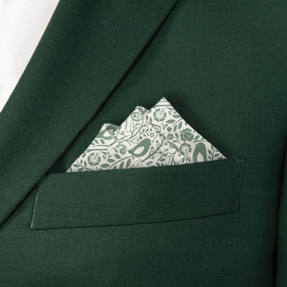 Vonnie Pocket Square - Stairs Fold - Knotty Tie Co.