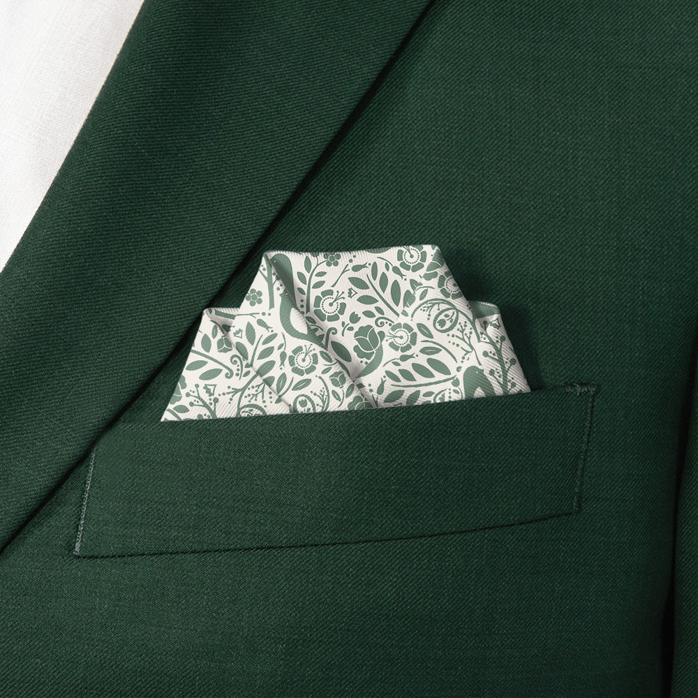 Vonnie Pocket Square - Scalloped Fold - Knotty Tie Co.