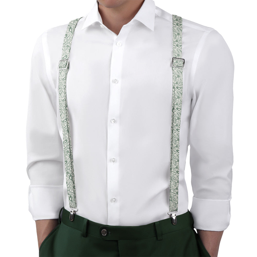 Vonnie Suspenders - On Model Back View - Knotty Tie Co.