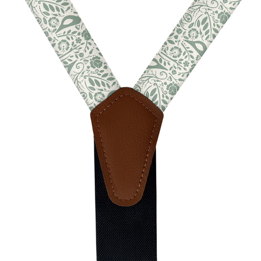 Vonnie Suspenders - Vegan Leather Y-Back - Knotty Tie Co.