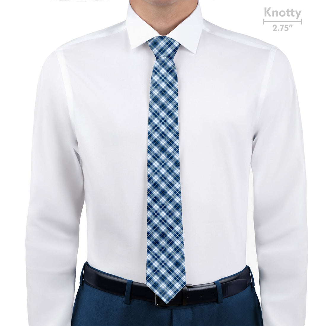 Waffle Plaid Necktie - Knotty - Knotty Tie Co.