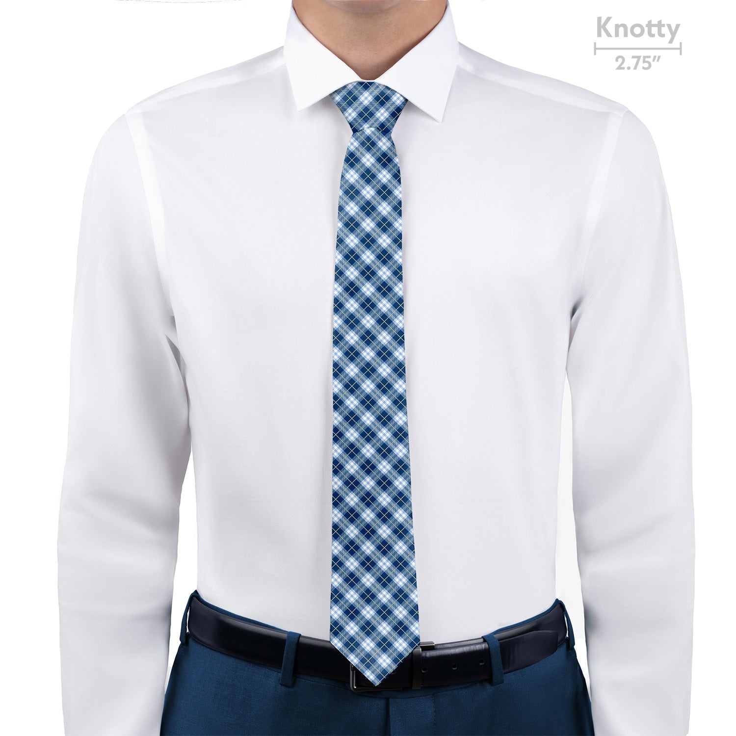 Waffle Plaid Necktie - Knotty - Knotty Tie Co.