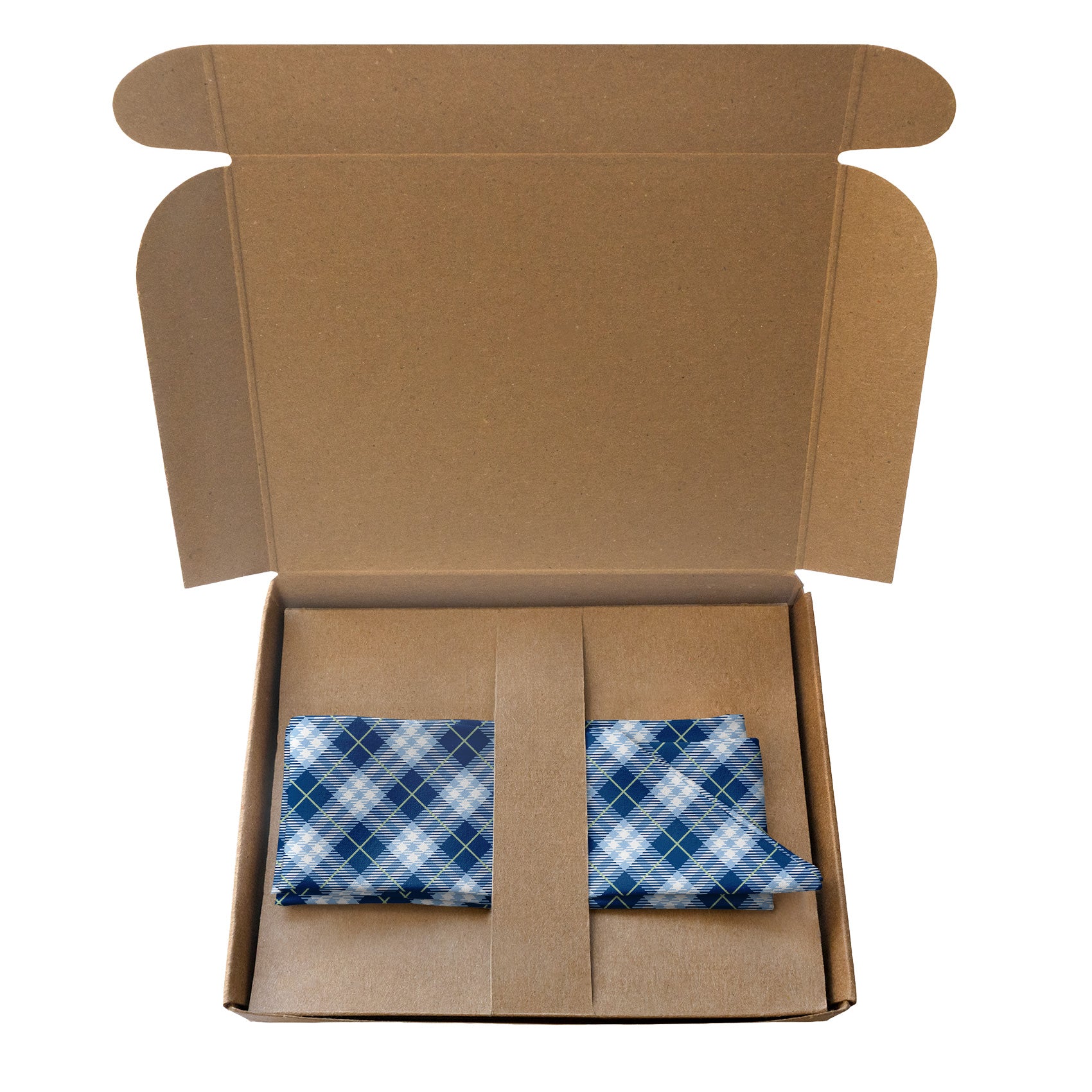 Waffle Plaid Hair Scarf - Packaging - Knotty Tie Co.