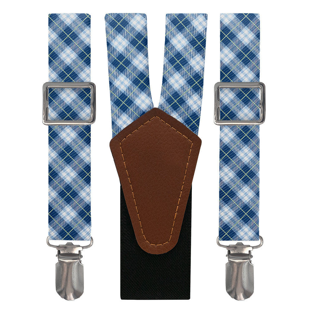 Waffle Plaid Suspenders - Main View - Knotty Tie Co.