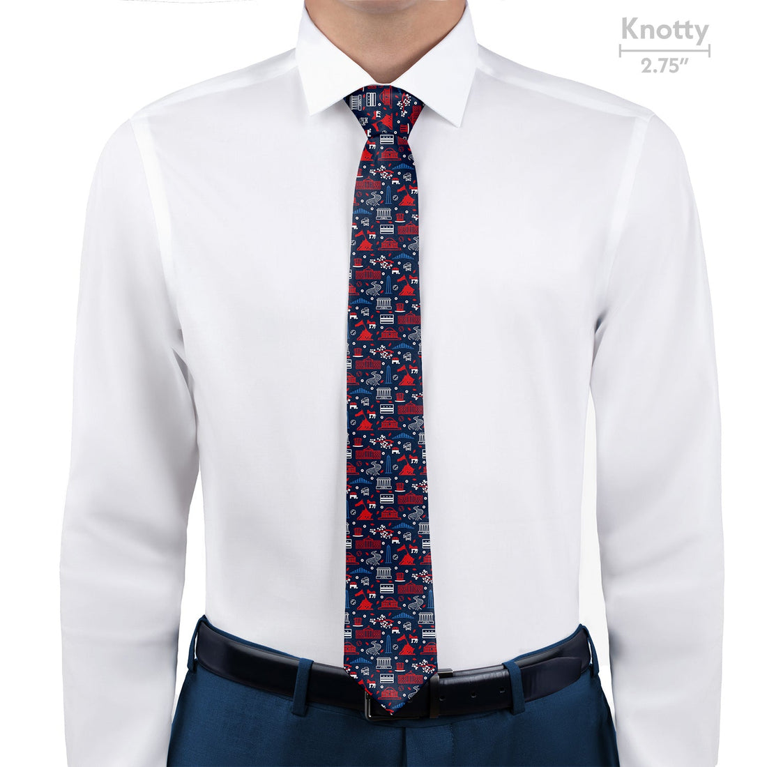 Washington DC Heritage Necktie - Knotty - Knotty Tie Co.