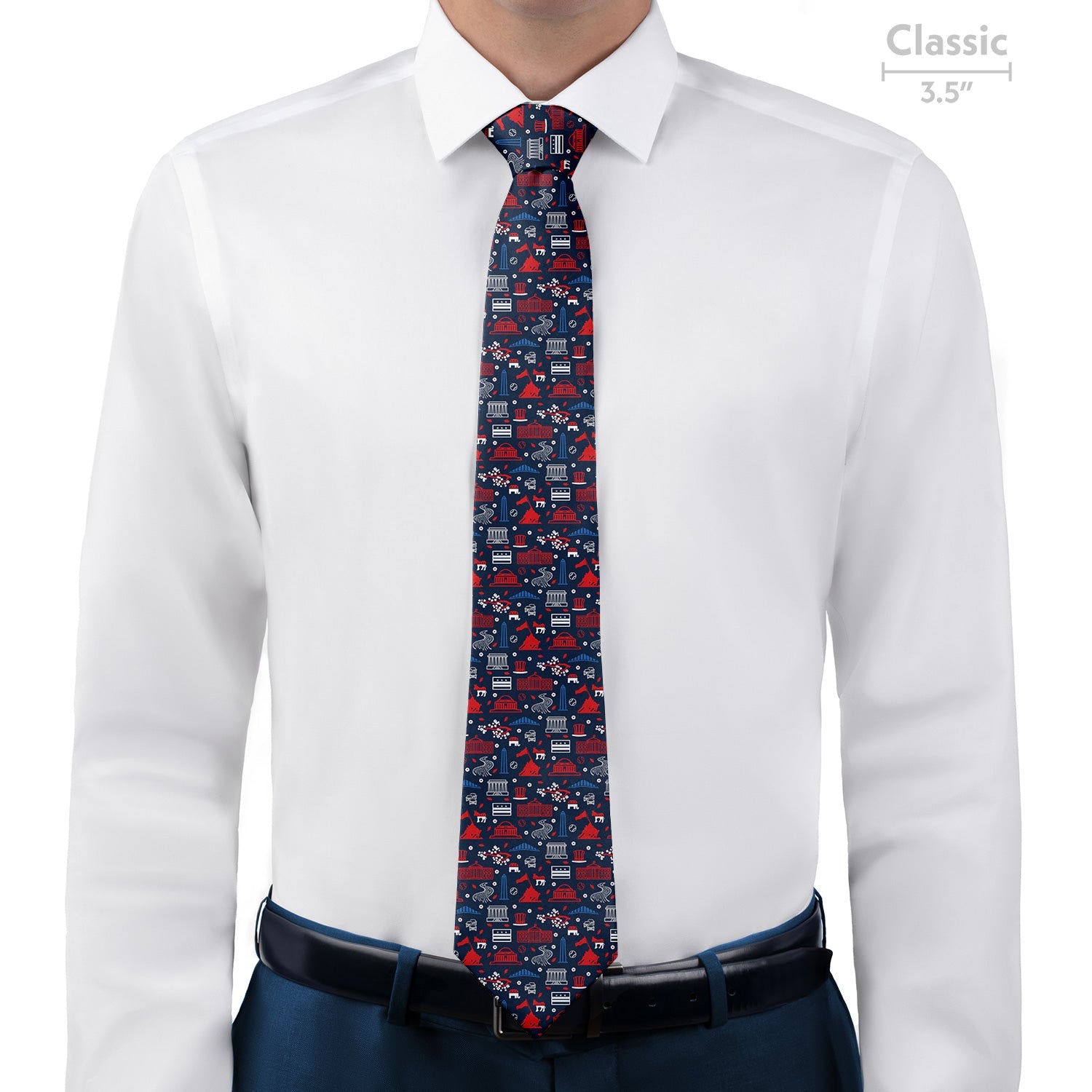 Washington DC Heritage Necktie - Classic - Knotty Tie Co.