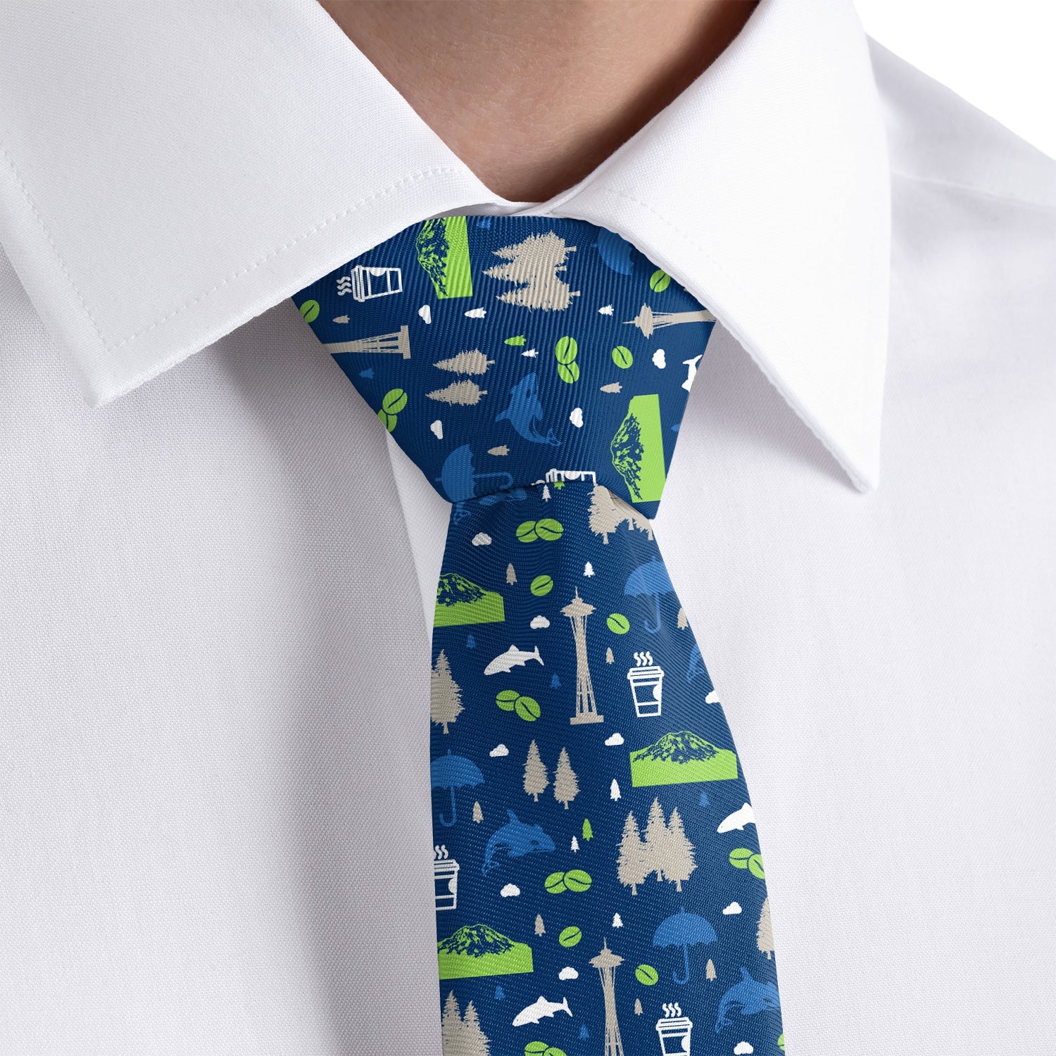 Washington State Heritage Necktie - Dress Shirt - Knotty Tie Co.