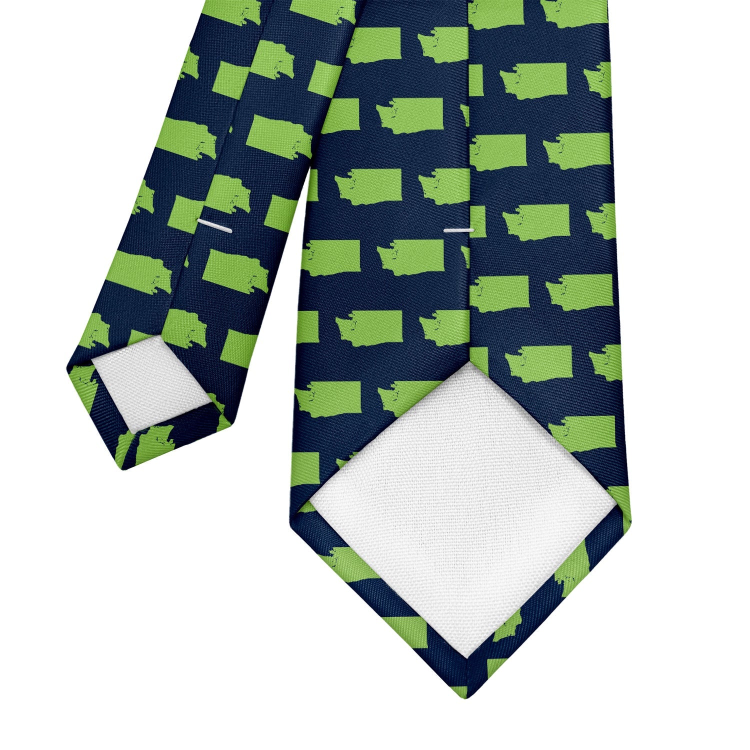 Washington State Outline Necktie - Tipping - Knotty Tie Co.