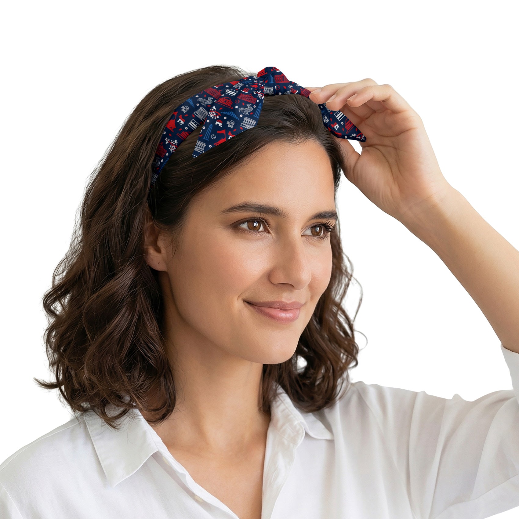 Washington DC Heritage Hair Scarf - Scarves for Women - Knotty Tie Co.