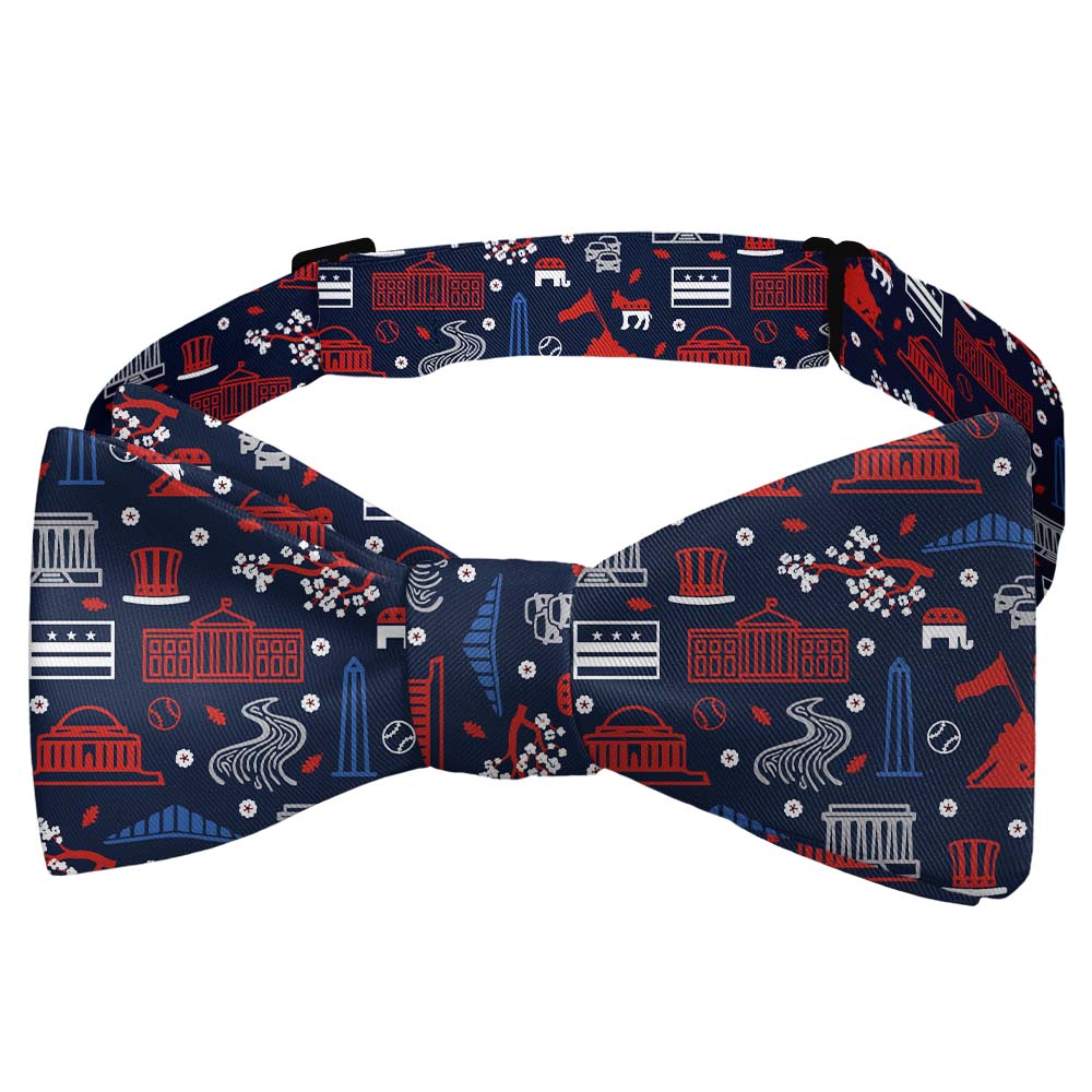 Washington DC Heritage Bow Tie - Self Tie Bow Tie - Knotty Tie Co.