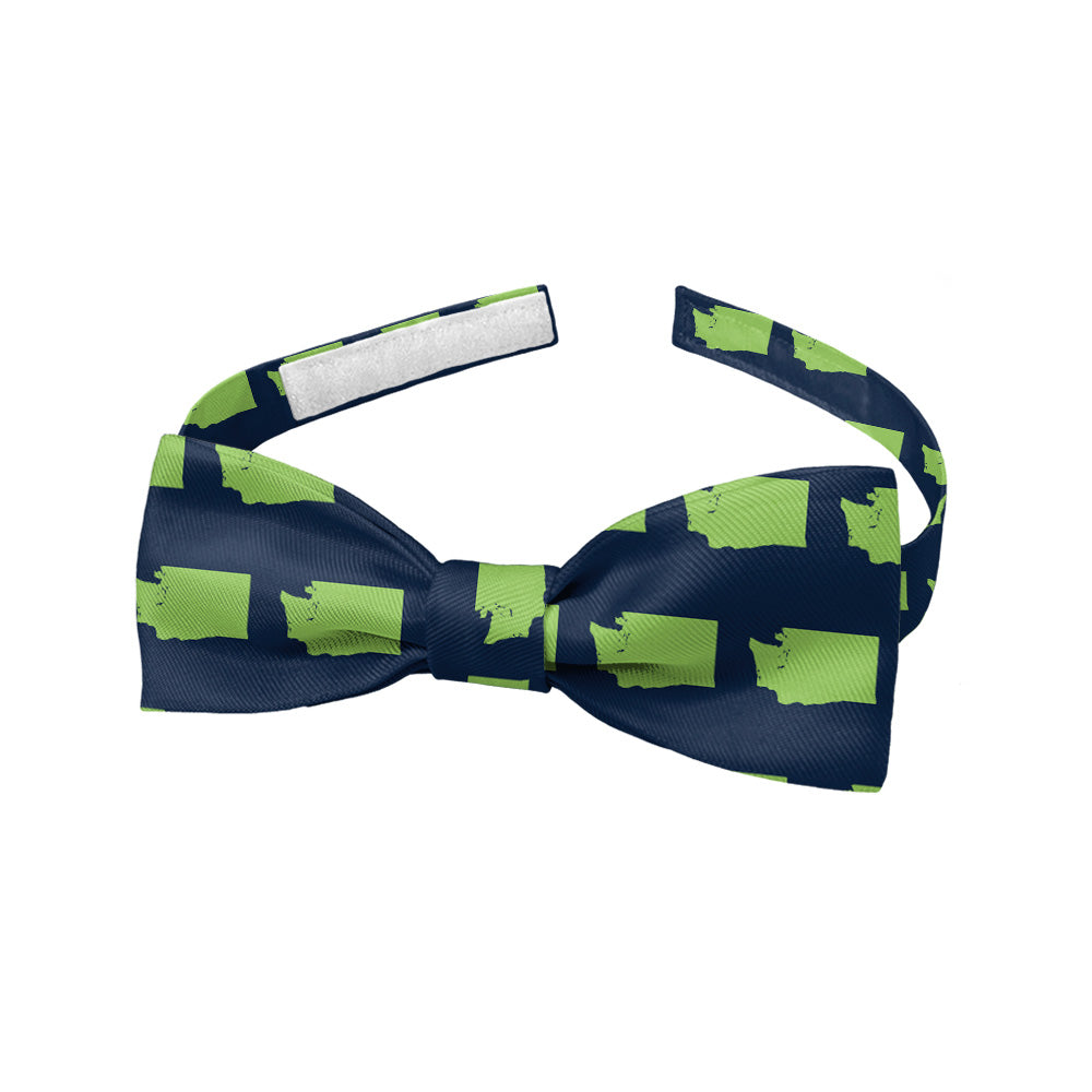 Washington State Outline Bow Tie - Baby Bow Tie - Knotty Tie Co.