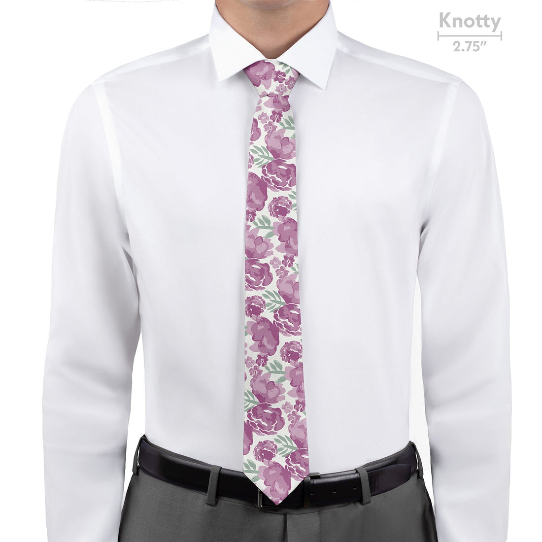 Watercolor Floral Necktie - Knotty - Knotty Tie Co.