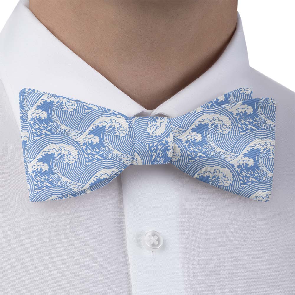 Waves Bow Tie - Bow Tie with Dress Shirt - Knotty Tie Co.