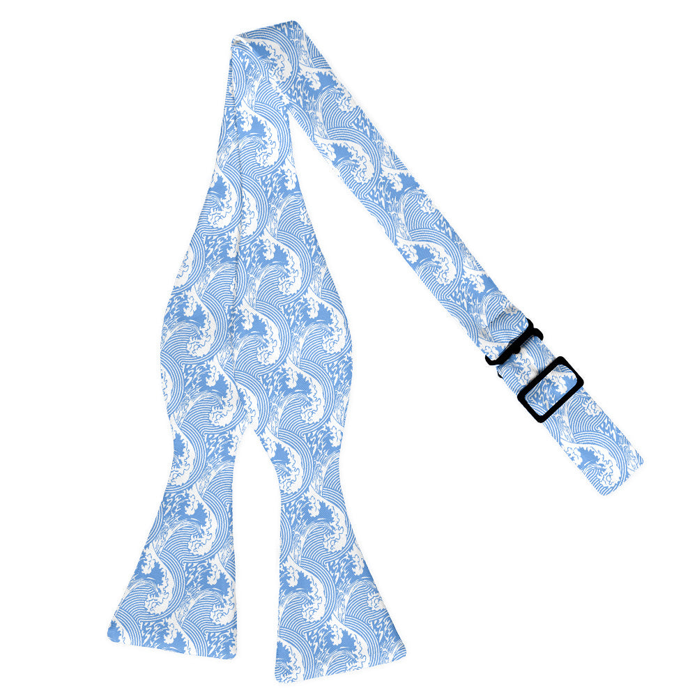 Waves Bow Tie - Self Tie Flat - Knotty Tie Co.
