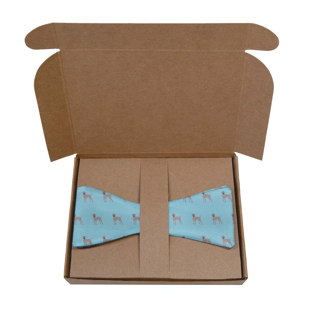 Weimaraner Bow Tie- Kraft Gift Box Packaging - Knotty Tie Co.