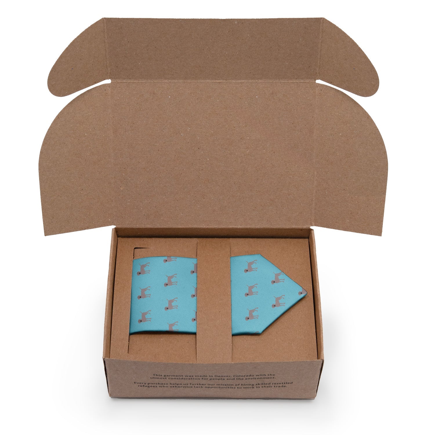 Weimaraner Necktie - Packaging - Knotty Tie Co.
