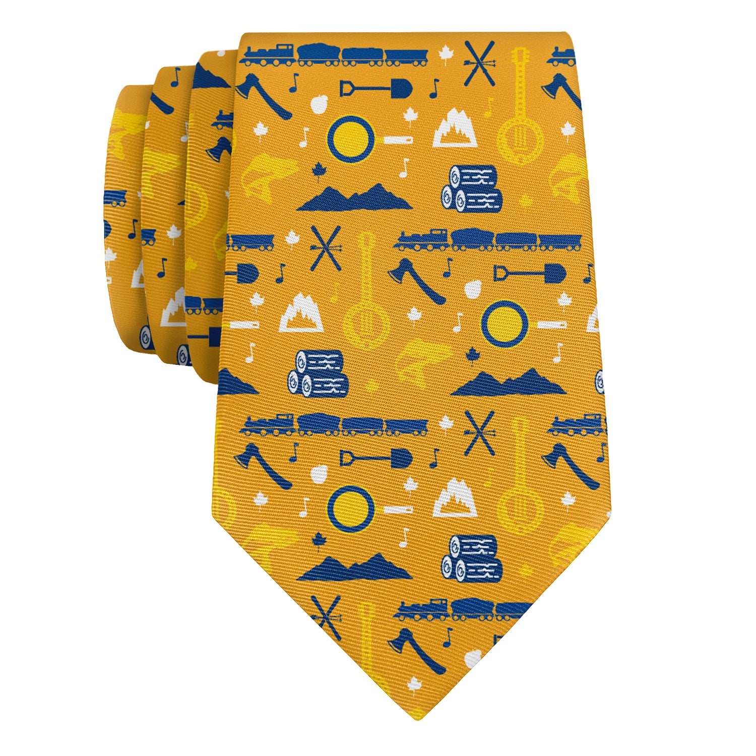 West Virginia State Heritage Necktie - Rolled - Knotty Tie Co.