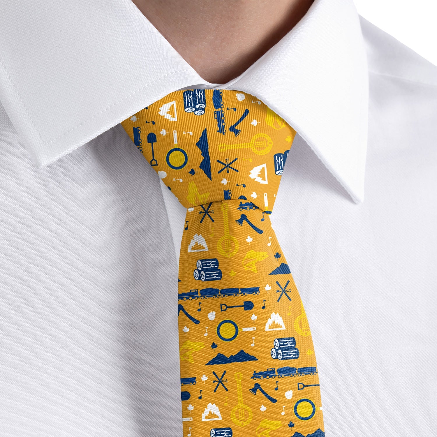 West Virginia State Heritage Necktie - Dress Shirt - Knotty Tie Co.
