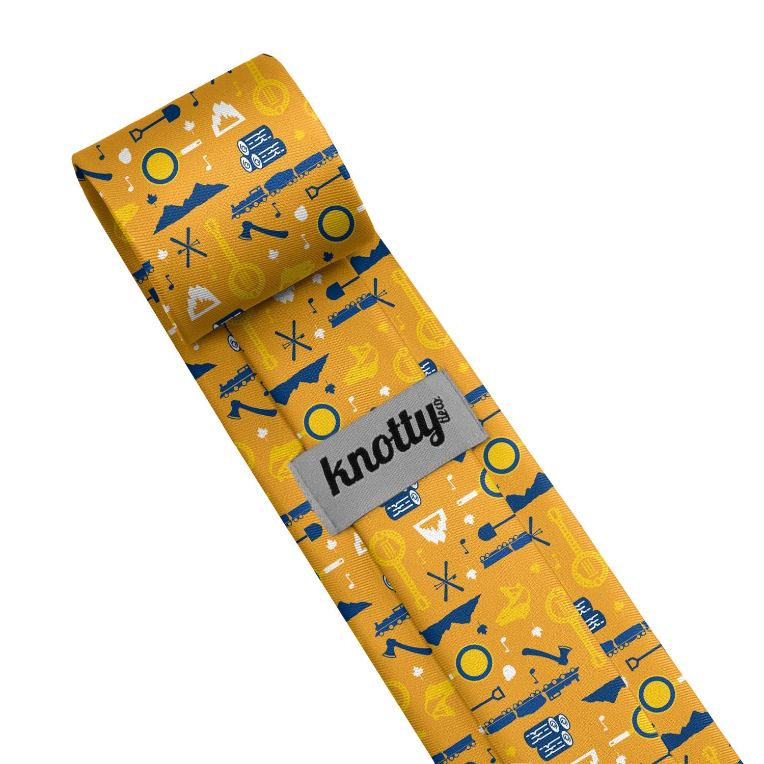 West Virginia State Heritage Necktie - Tag - Knotty Tie Co.