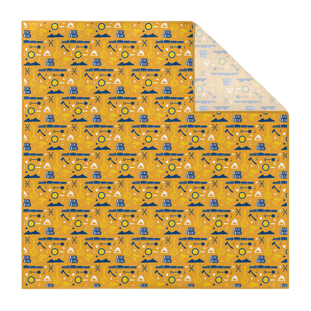 West Virginia State Heritage Pocket Square - Printed - Knotty Tie Co.
