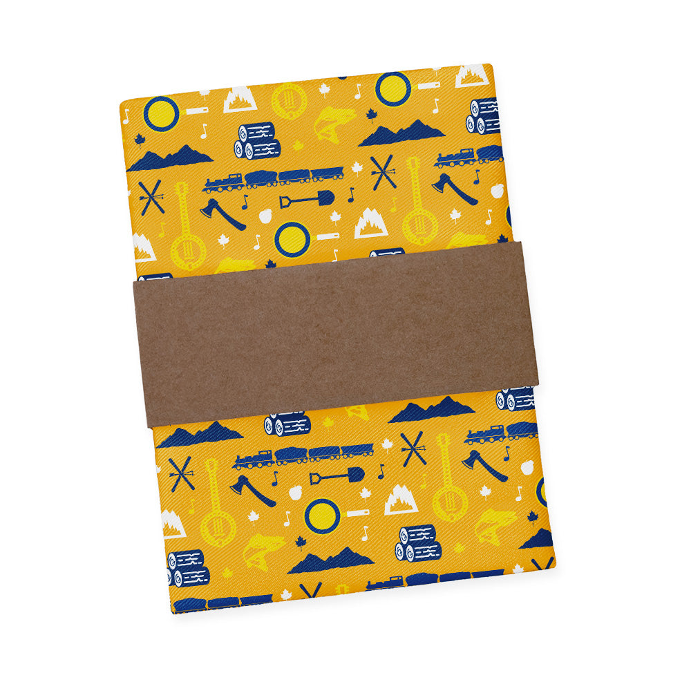 West Virginia State Heritage Pocket Square - Packaging - Knotty Tie Co.