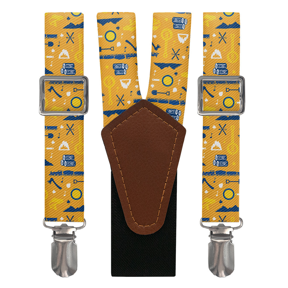 West Virginia State Heritage Suspenders - Main View - Knotty Tie Co.