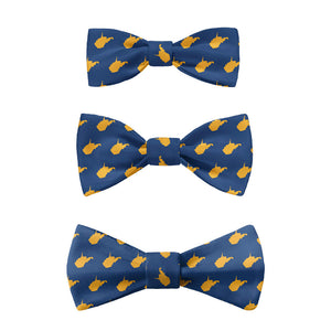 West Virginia State Outline Bow Tie -  -  - Knotty Tie Co.