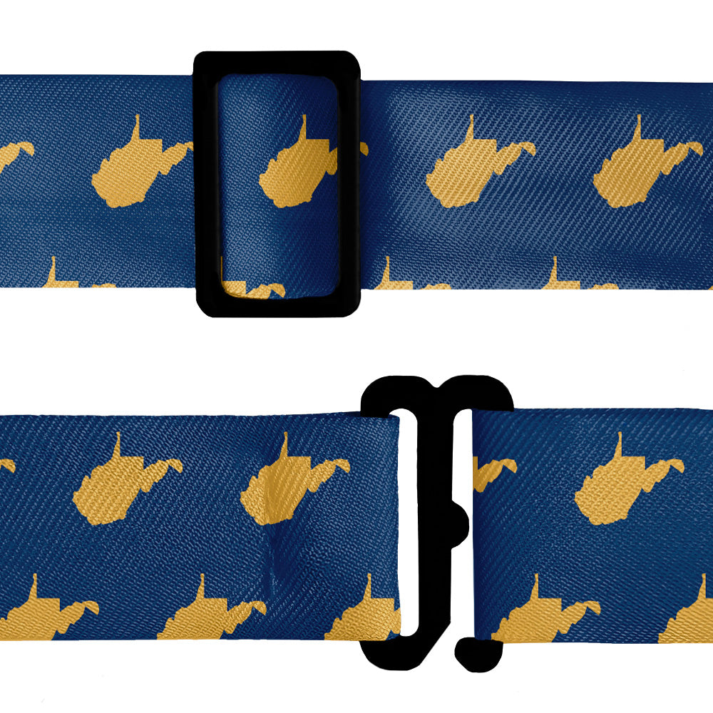 West Virginia State Outline Bow Tie -  -  - Knotty Tie Co.