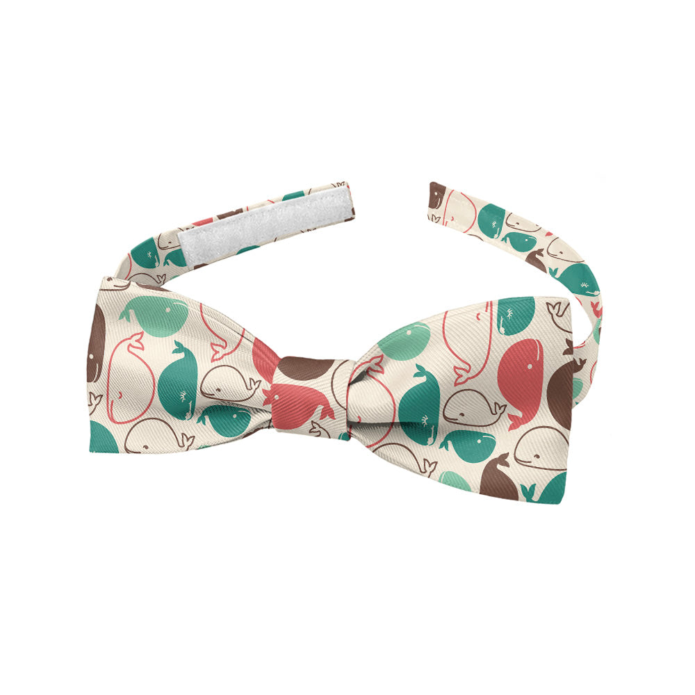 Whales Bow Tie - Baby Pre-Tied 9.5-12.5" -  - Knotty Tie Co.