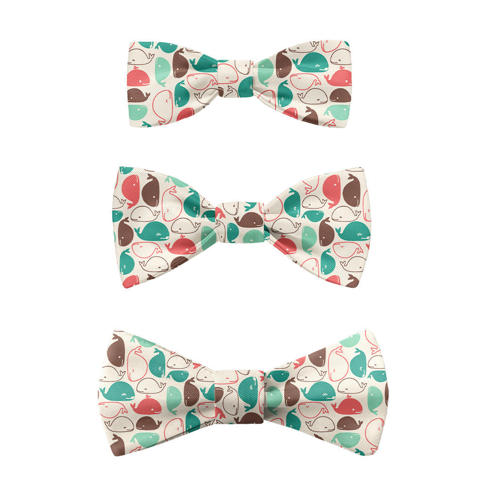 Whales Bow Tie -  -  - Knotty Tie Co.