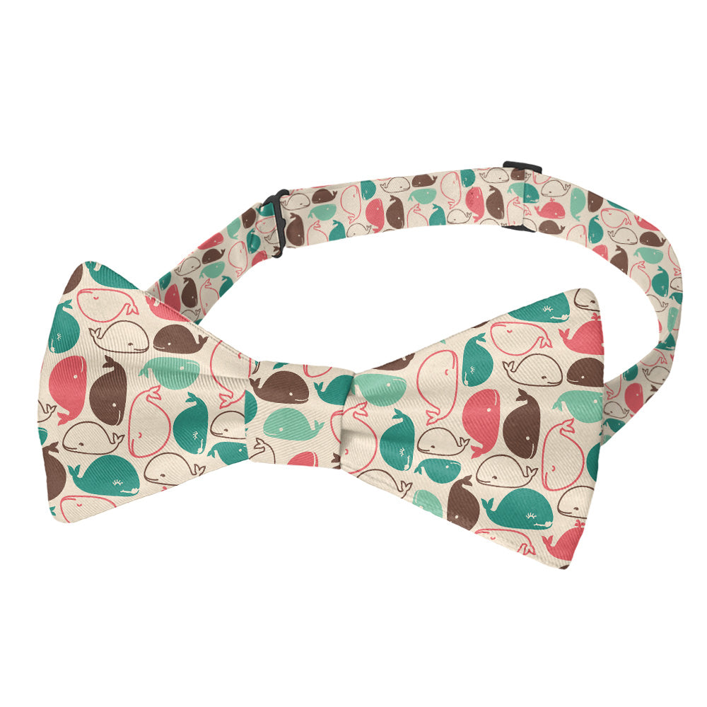 Whales Bow Tie - Pre-Tied Bow Tie - Knotty Tie Co.