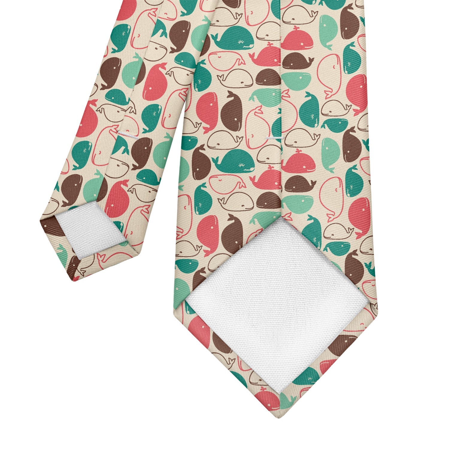 Whales Necktie - Tipping - Knotty Tie Co.