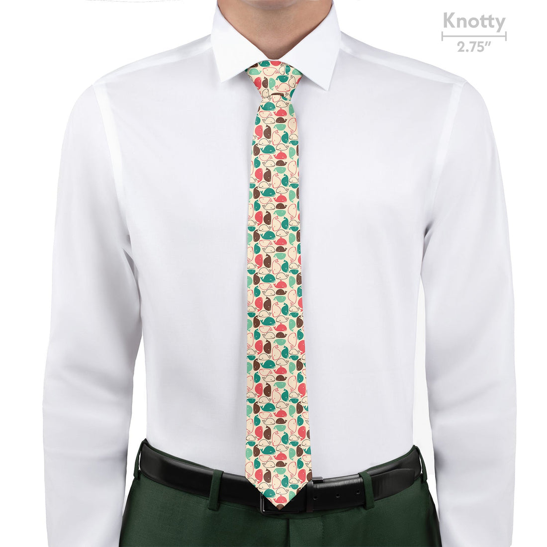 Whales Necktie - Knotty - Knotty Tie Co.