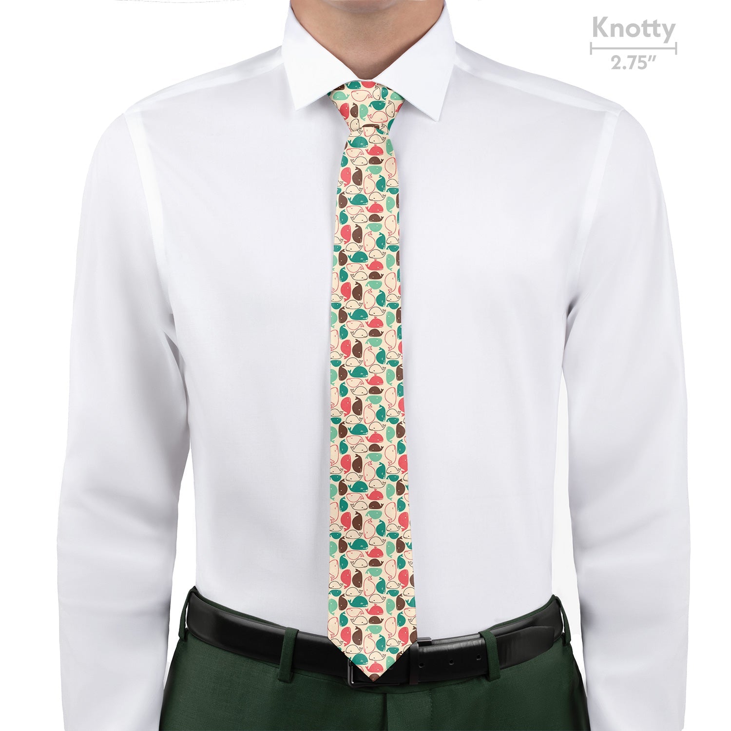 Whales Necktie - Knotty - Knotty Tie Co.