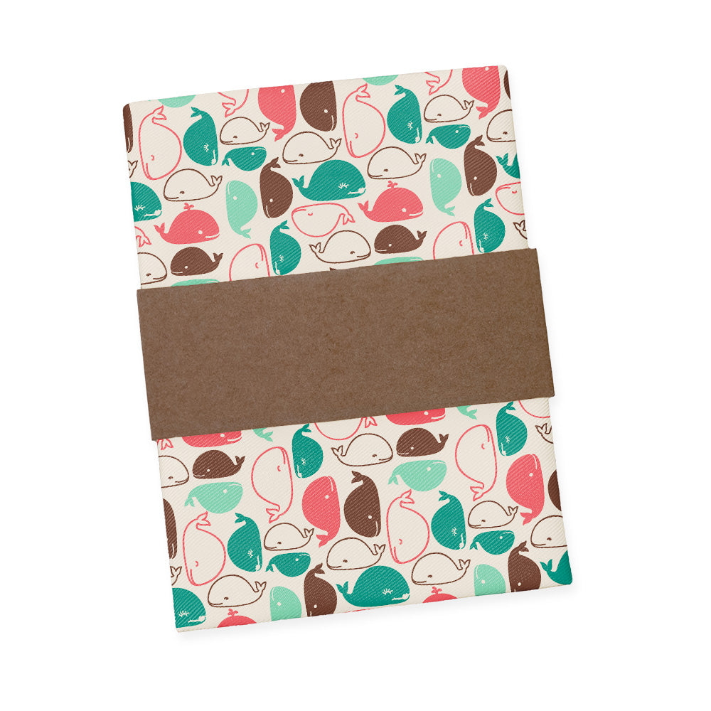 Whales Pocket Square - Packaging - Knotty Tie Co.