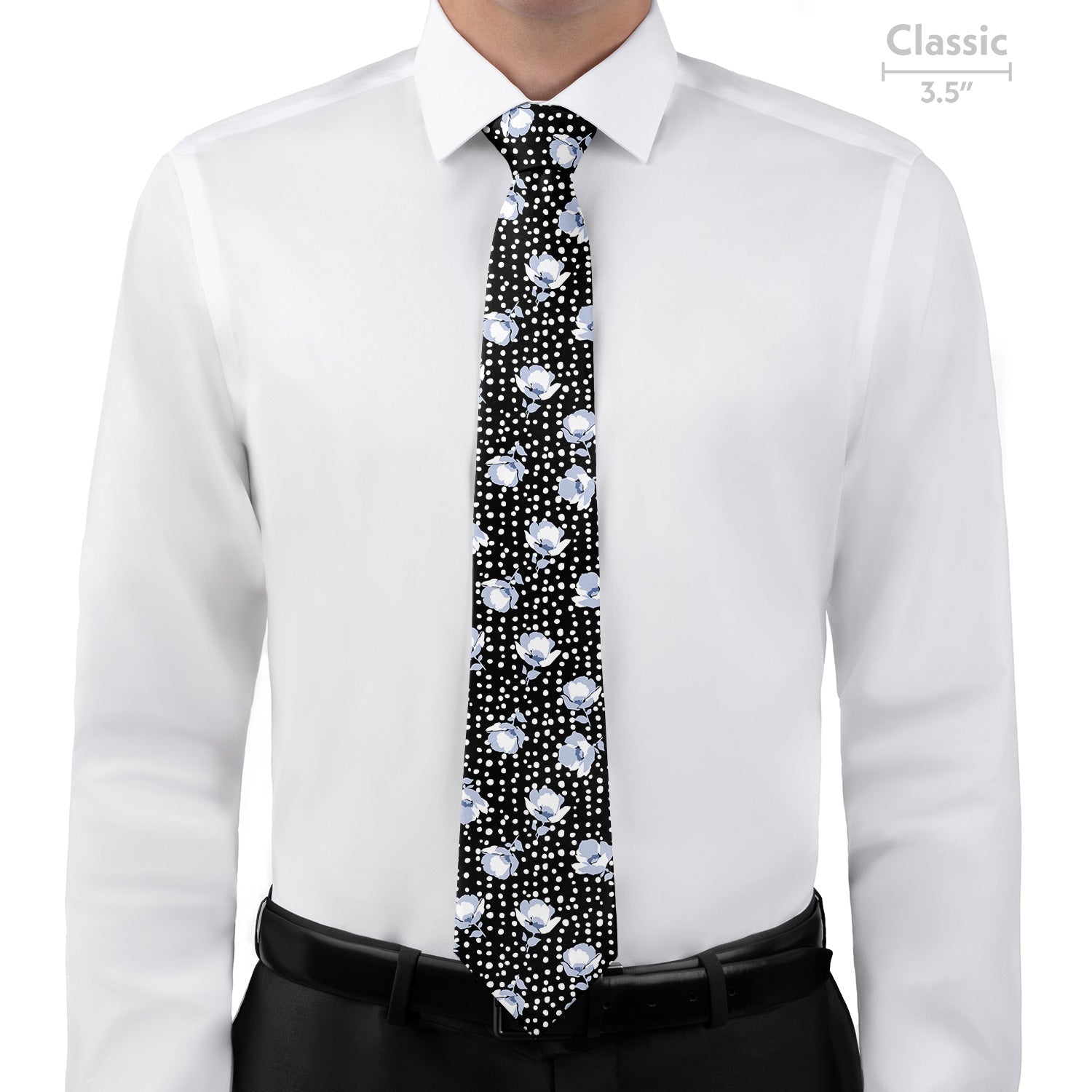 Whitman Floral Necktie - Classic - Knotty Tie Co.