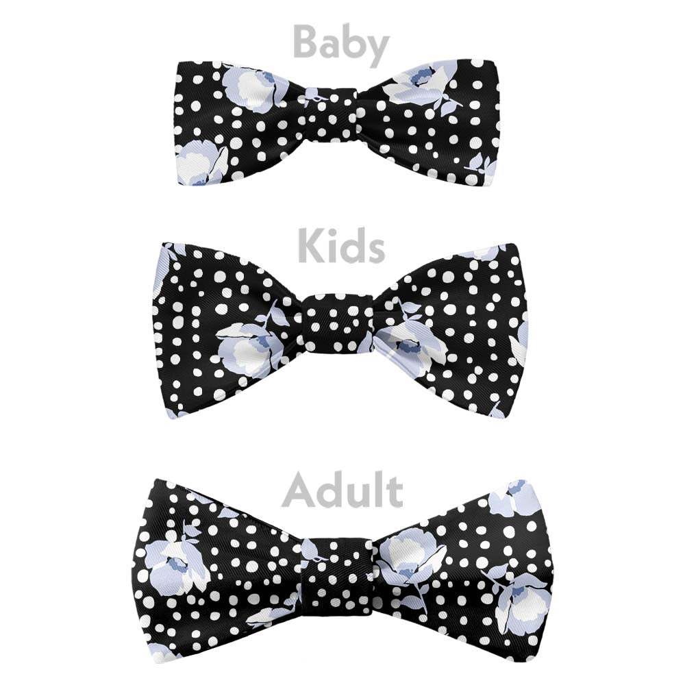 Whitman Floral Bow Tie - Bow Sizes - Knotty Tie Co.