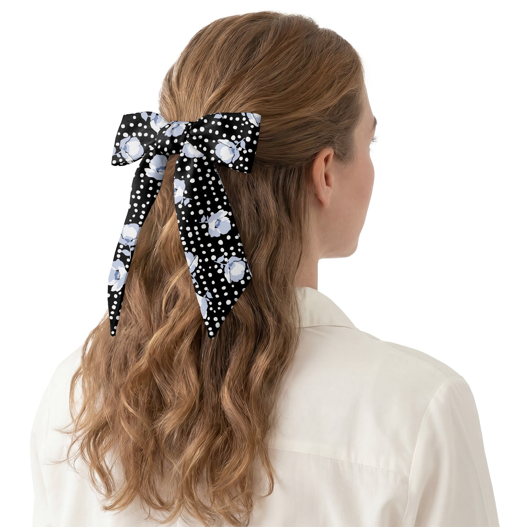 Whitman Floral Hair Scarf - Hair Scarf - Knotty Tie Co.