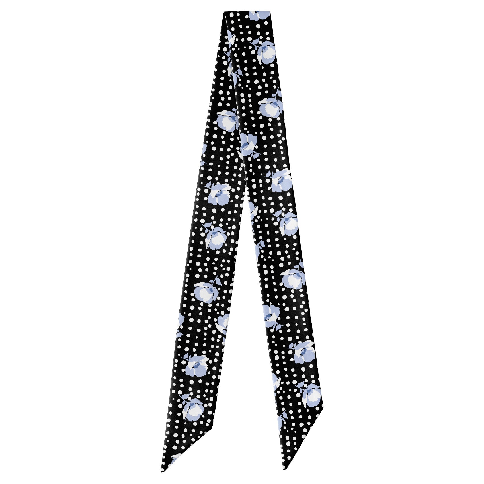Whitman Floral Hair Scarf - Full View of Hair Scarf - Knotty Tie Co.