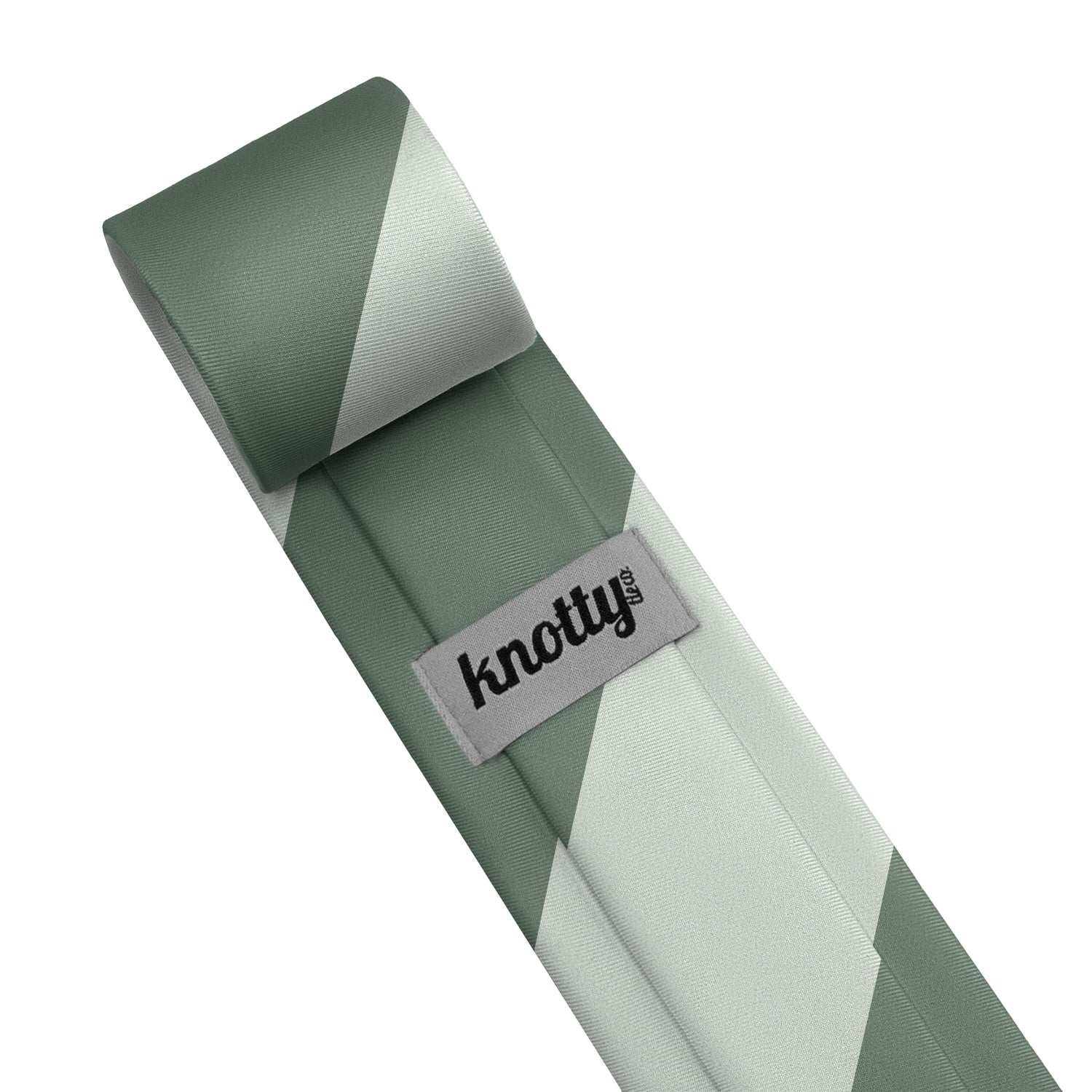 Wide Stripe Necktie - Tag - Knotty Tie Co.