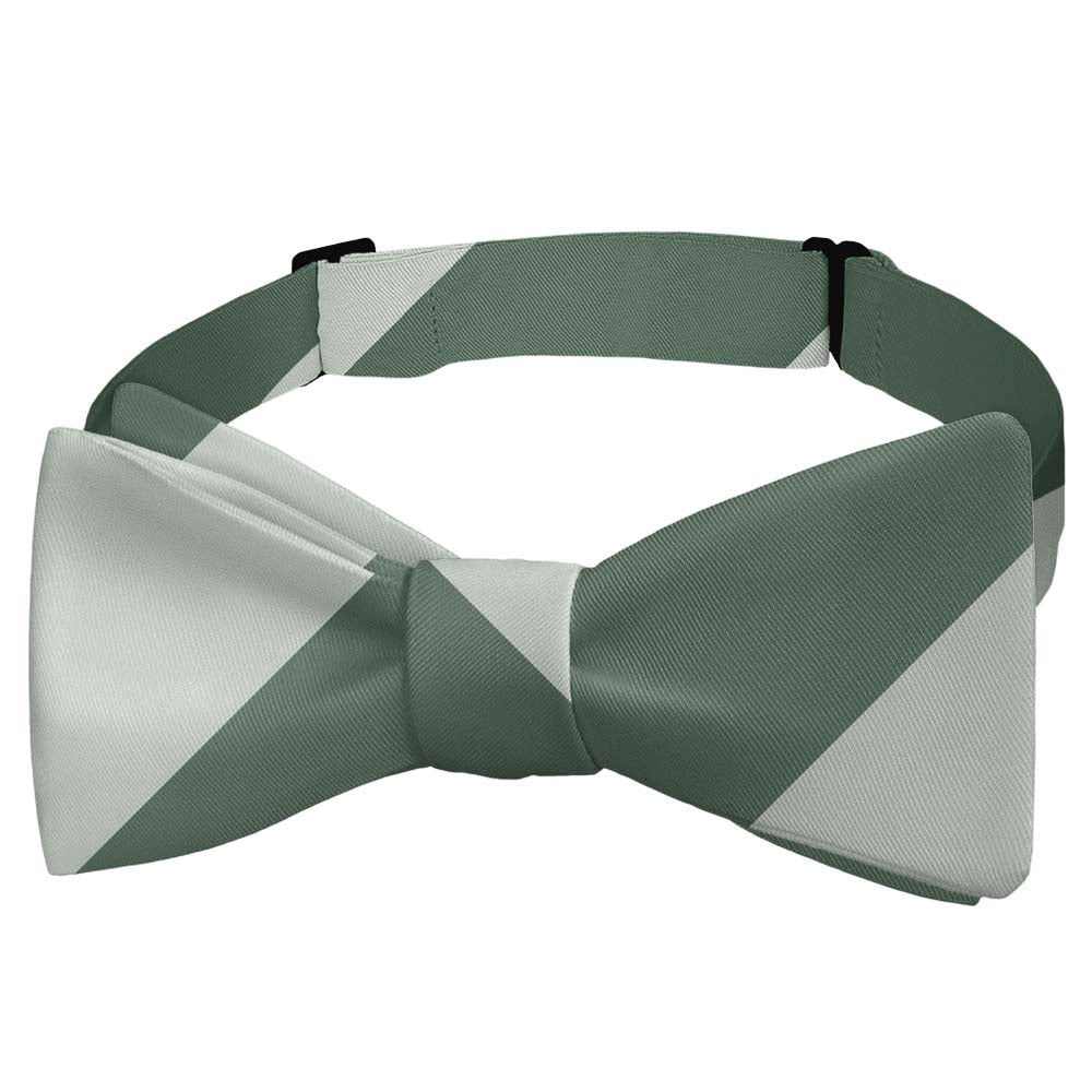 Wide Stripe Bow Tie - Self Tie Bow Tie - Knotty Tie Co.