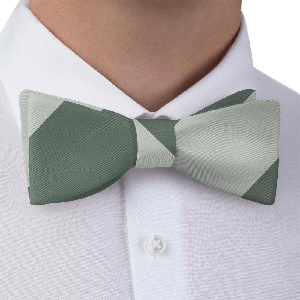 Wide Stripe Bow Tie - Self Tie Bow Tie - Knotty Tie Co.