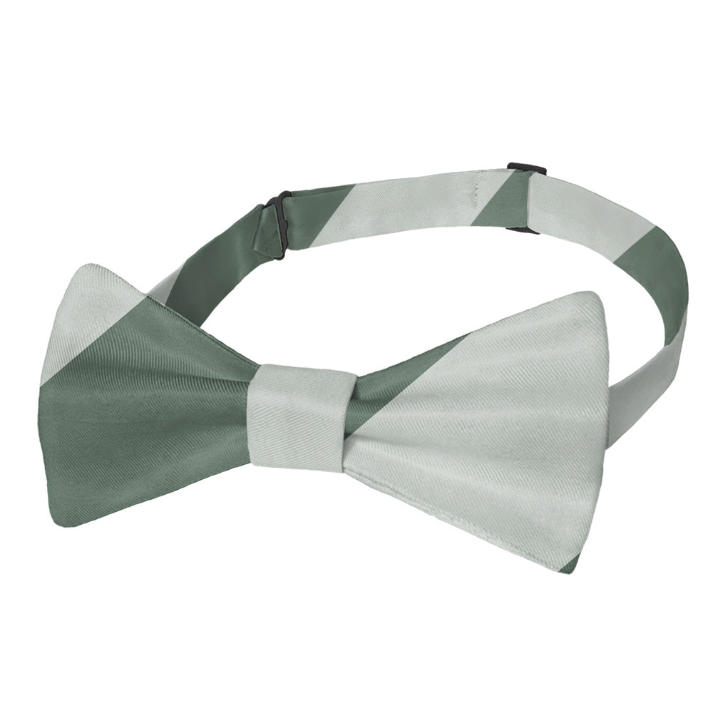 Wide Stripe Bow Tie - Pre-Tied Bow Tie - Knotty Tie Co.