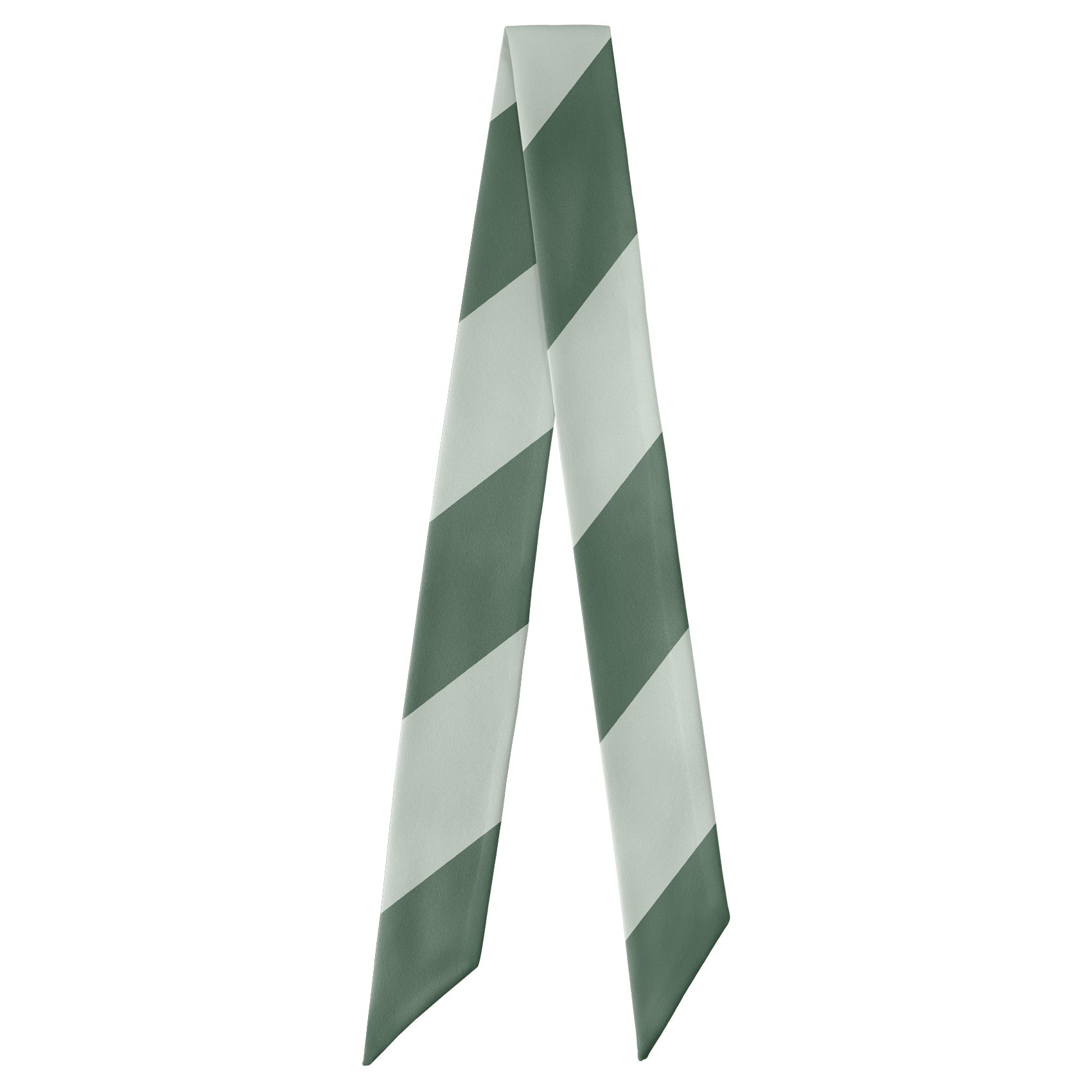 Wide Stripe Hair Scarf - Full View of Hair Scarf - Knotty Tie Co.
